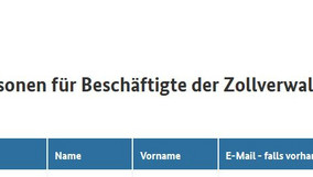 Ansprechpersonen für Beschäftigte der Zollverwaltung im Ruhestand