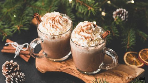 Weihnachten auch mir "heißer" Schokolade