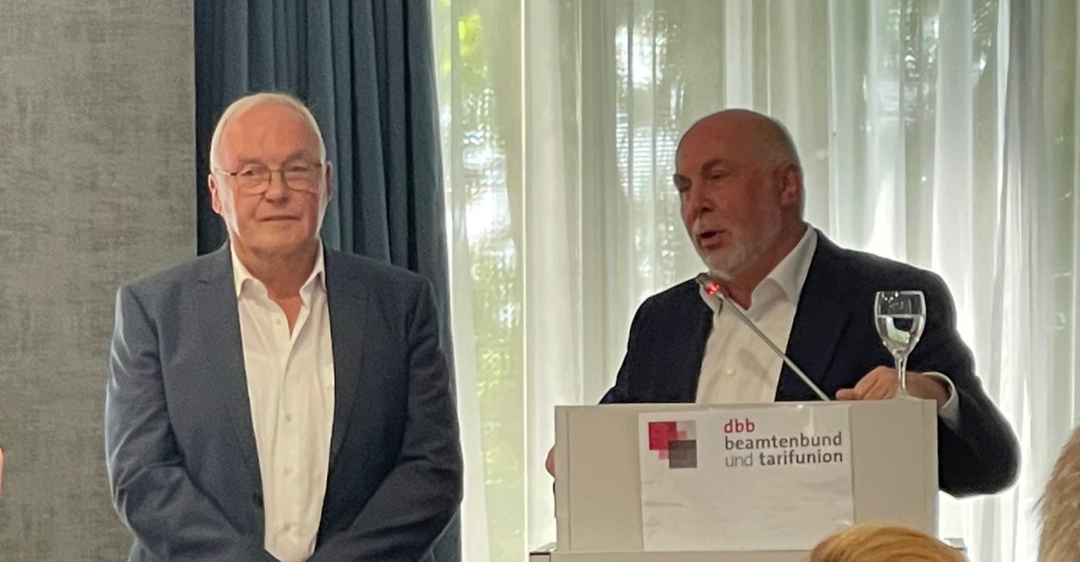 Dieter Dewes jetzt auch beim dbb im Ruhestand - BDZ, Deutsche Zoll- und ...