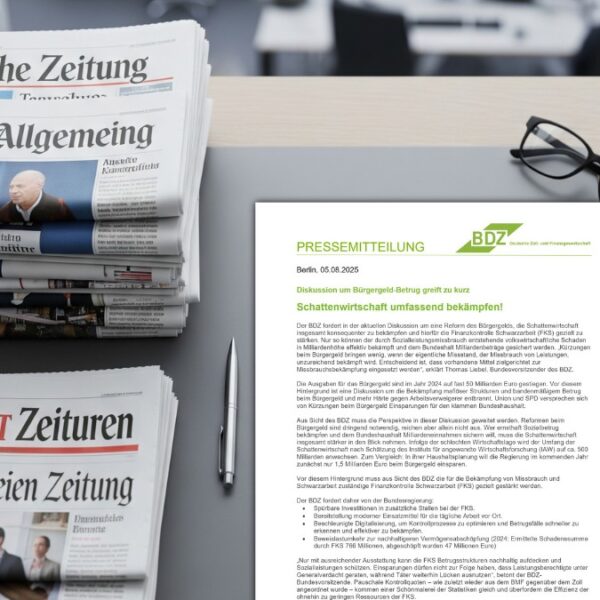 Pressemitteilung BDZ Mockup