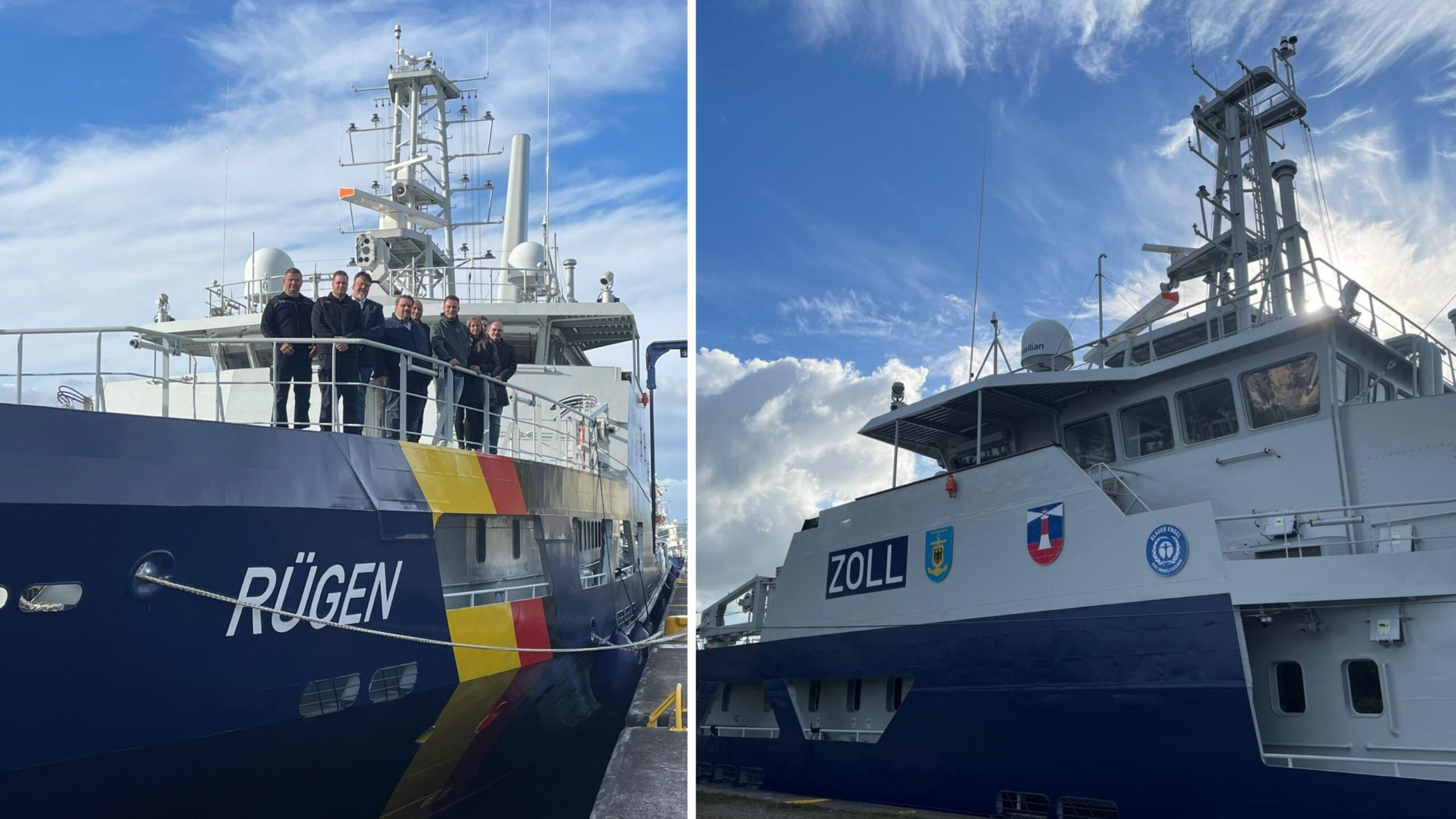 Das Zollschiff "Rügen"