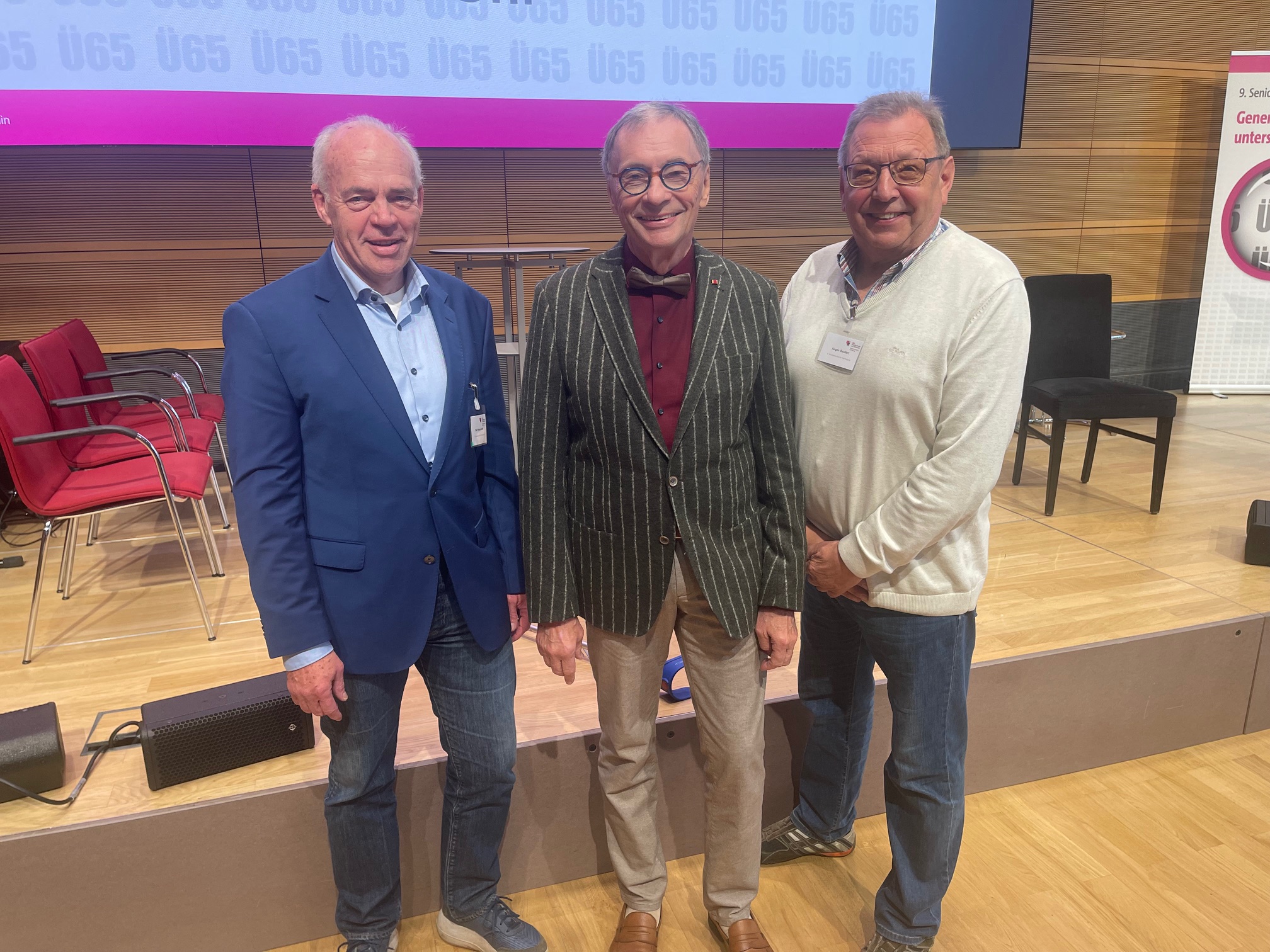 Teilnehmer des BDZ der Seniorenfachtagung des dbb Olaf Wietschorke, Dr. Horst Günther Klitzing, Jürgen Daudert