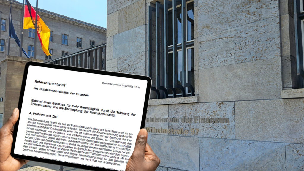 Der BDZ hat den wegweisenden Gesetzentwurf aus dem Bundesfinanzministerium bewertet, mit dem der Zoll im Mittelpunkt eines schlagkräftigen Strafverfolgungsnetzwerkes auf Bundesebene stehen soll. Mit dem neuen Zollfinanzgerechtigkeitsgesetz sollen die illegalen Vermögen krimineller Netzwerke künftig systematisch aufgespürt und abgeschöpft werden. Das Ziel ist richtig. Die Frage ist: Reicht das in der Praxis?