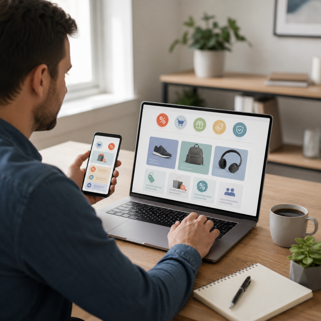 Online-Shopping und Vorteilsportale